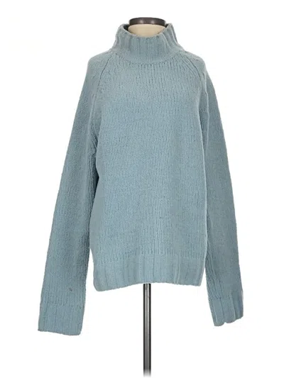 Pre-owned Orvis Turtleneck Sweater In Blue