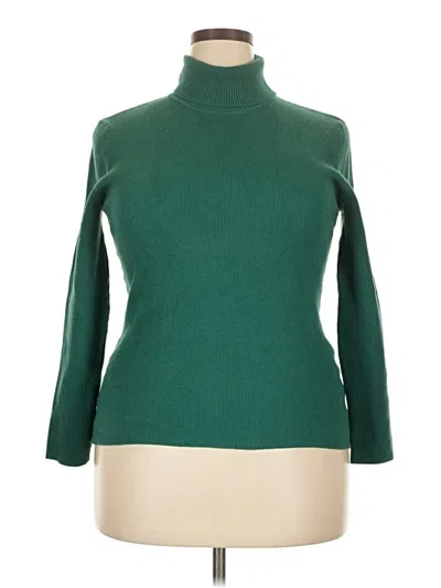 Pre-owned Orvis Turtleneck Sweater In Green