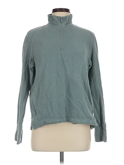 Pre-owned Orvis Turtleneck Sweater In Teal