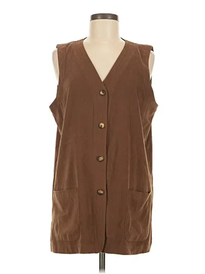 Pre-owned Orvis Vest In Brown