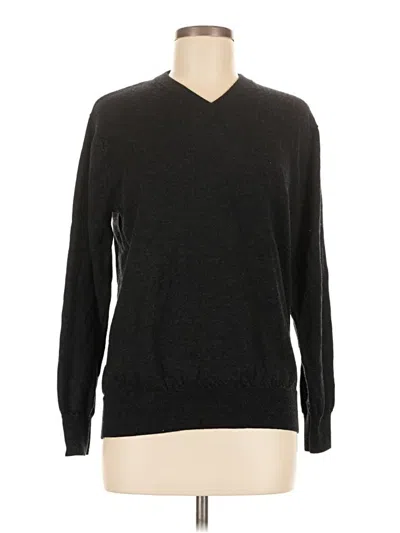 Pre-owned Orvis Wool Pullover Sweater In Black