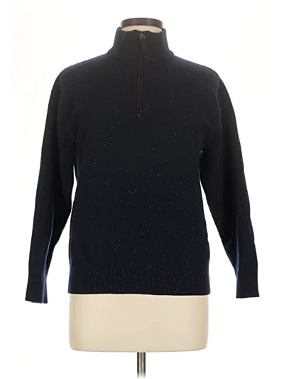 Pre-owned Orvis Wool Pullover Sweater In Black