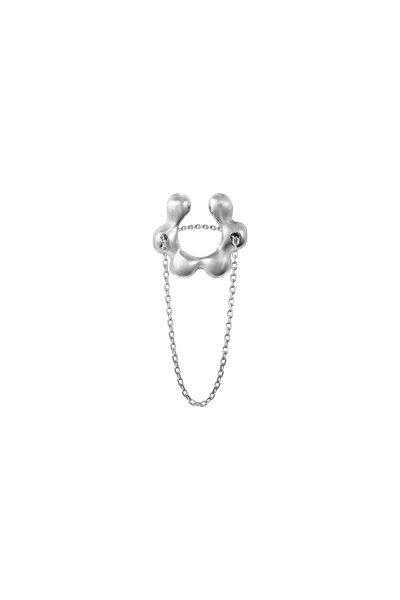 Orxata Jewelry Malva Cuff Ring In Silver