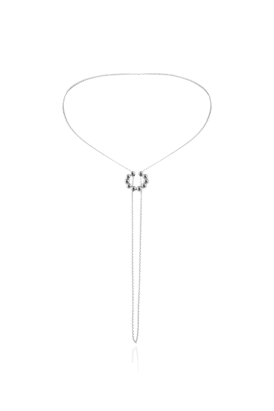 Orxata Jewelry Salt Cuff Necklace In White