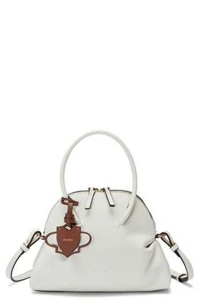 Oryany Adele Mini Bowling Bag Tote In White