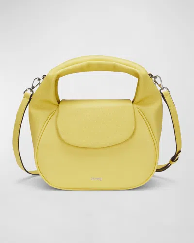 Oryany Anaan Leather Tote Crossbody Bag In Golden Yellow