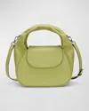 Oryany Anaan Leather Tote Crossbody Bag In Sweet Green
