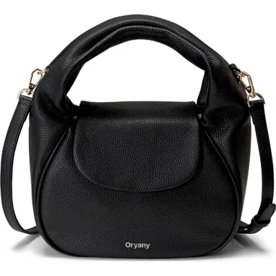 Oryany Anaan Leather Tote Crossbody Bag In Black