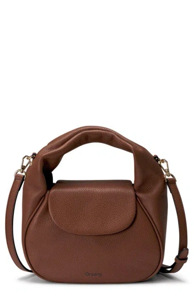 Oryany Anaan Leather Tote Crossbody Bag In Brown