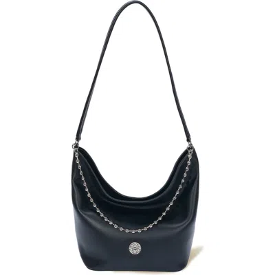 Oryany Ball Chain Bucket Shoulder Bag In Black