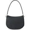 Oryany Bentley Leather Saddle Bag In Black