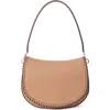 Oryany Bentley Leather Saddle Bag In Brown