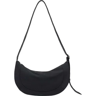 Oryany Braid Faux Leather Crossbody Bag In Black