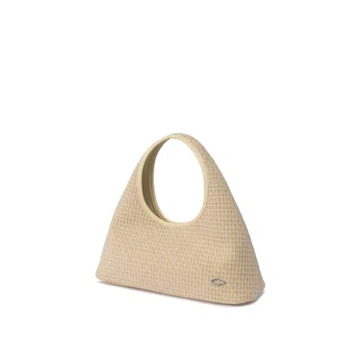 Oryany Brown Waffle Canvas Women's Tote Bag - Cantaloupe