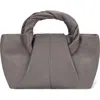 Oryany Cozy Small Leather Tote Bag In Warm Grey