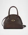 Oryany Crescent Leather Shoulder Bag In Vintage Brown