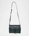 Oryany Diner Medium Leather Crossbody Bag In Black