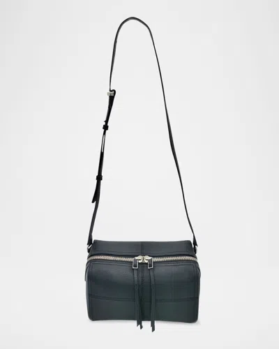 Oryany Diner Medium Leather Crossbody Bag In Black