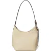 Oryany Egg Leather Shoulder Bag In Butter Cream