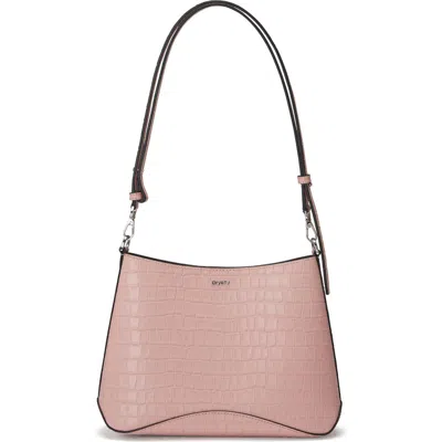 Oryany Focus Leather Crossbody Bag In Pink/purple