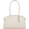 Oryany Harper Leather Shoulder Bag In White