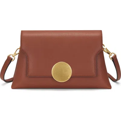 Oryany Lottie Flap Crossbody Bag In Brown