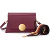 Oryany Lottie Flap Crossbody Bag In Maroon