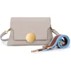 Oryany Lottie Flap Crossbody Bag In Taupe