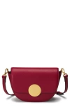 Oryany Lottie Saddle Leather Crossbody Bag In Red