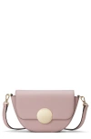 ORYANY LOTTIE LEATHER SADDLE CROSSBODY BAG