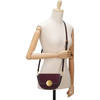 Oryany Women's Brown Lottie Eco Suede Crossbody Bordo