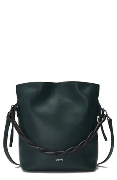 Oryany Madeleine Bucket Bag In Deep Green