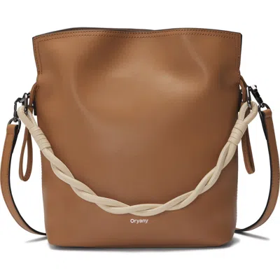 Oryany Madeleine Bucket Bag In Sand Brown