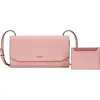 Oryany Mandy Leather Crossbody Wallet In Pink