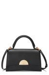 Oryany Milla Flap Leather Top-handle Bag In Black