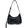 Oryany Out Pocket Leather Shoulder Bag In Black