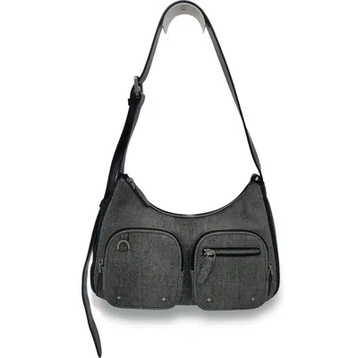 Oryany Out Pocket Leather Shoulder Bag In Orange