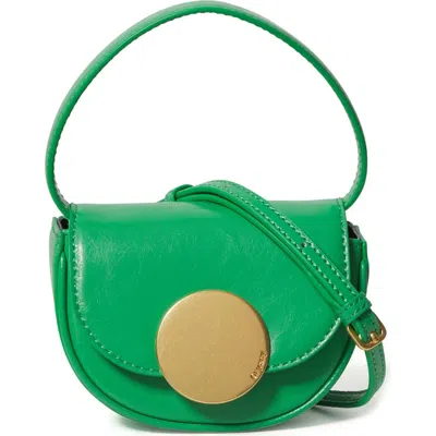 Oryany Lottie Saddle Leather Crossbody Bag In Kelly Green