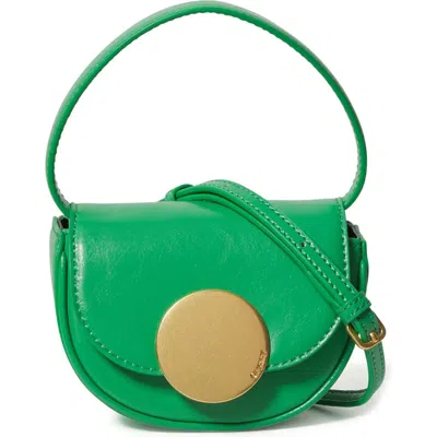 Oryany Lottie Saddle Leather Crossbody Bag In Kelly Green