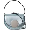 Oryany Petite Lottie Leather Top Handle Bag In Silver