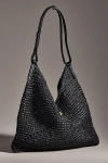 Oryany Raffia Triangle Shoulder Bag