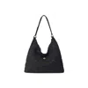 Oryany Raffia Triangle Shoulder Bag In Black