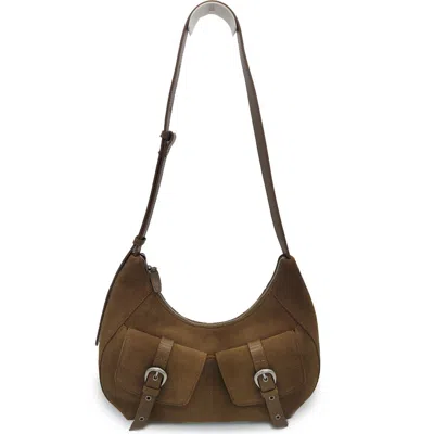 ORYANY ORYANY RODEO SUEDE SHOULDER BAG