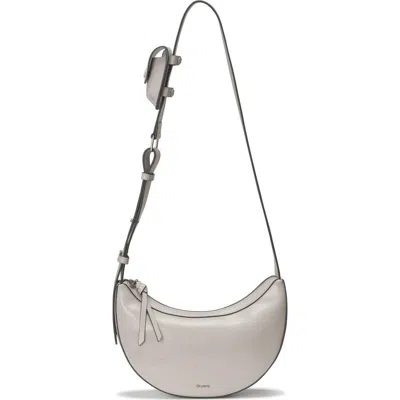 Oryany Rookie Half-moon Leather Crossbody Bag In Mist