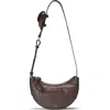 Oryany Women's Rookie Croco Crossbody - Deep Brown