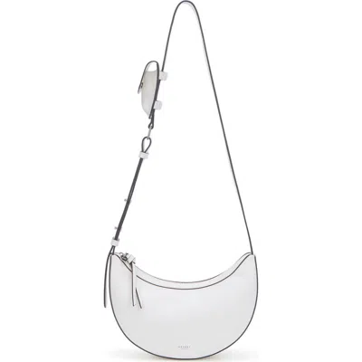 Oryany Rookie Crescent Leather Crossbody Bag In Gray