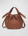 Oryany Selena Leather Bucket Bag In Brown