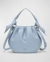 Oryany Selena Leather Bucket Bag In Space Blue