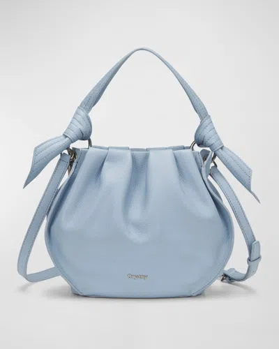 Oryany Selena Leather Bucket Bag In Space Blue