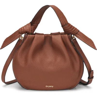 Oryany Selena Leather Bucket Bag In Toffee Tan